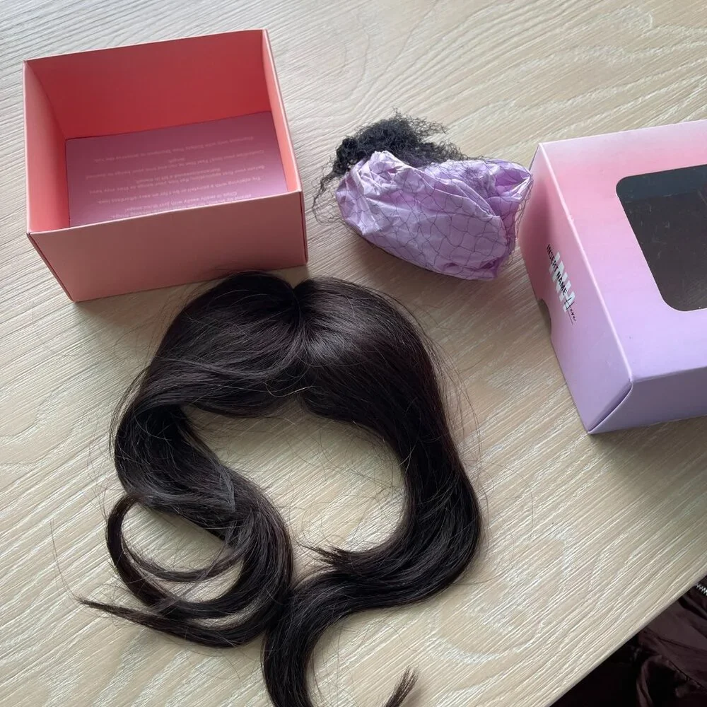 Insert Name Here Zooey Clip In Bangs - Natural Black - Picture 3 of 4